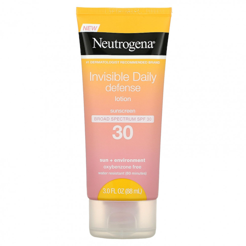 Neutrogena, солнцезащитный лосьон, невидимая ежедневная защита, SPF 30, 88 мл (3 жидк. унции) #1