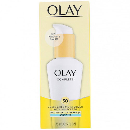 Olay, Complete, UV365, дневное увлажняющее средство, SPF 30, для чувствительной кожи, 75 мл (2,5 жидк. унции) #1