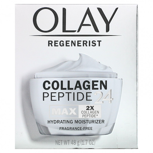 Olay, Regenerist, увлажняющее увлажняющее средство с пептидами коллагена 24, без отдушек, 48 г (1,7 унции) #1