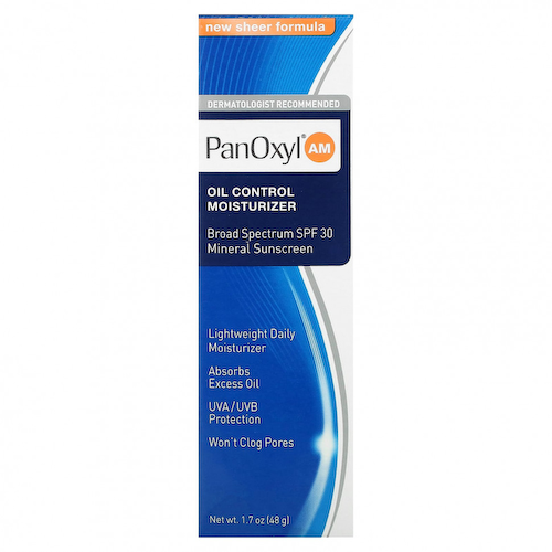 PanOxyl, PanOxyl AM, увлажняющее средство, контролирующее жир, SPF 30, 48 г (1,7 унции) #1
