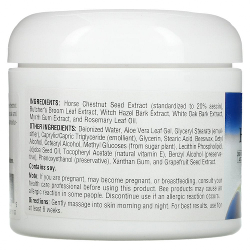 Planetary Herbals, крем с конским каштаном, 113,4 г (4 унции) #1