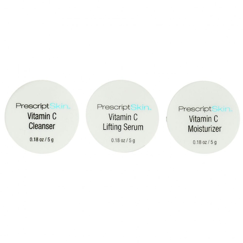PrescriptSkin, набор пробных продуктов с витамином С, 3 баночки по 5 г (0,18 унции) #1