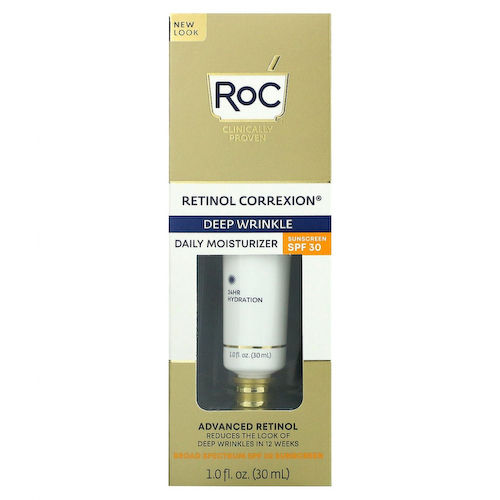 RoC, Retinol Correxion, ежедневное увлажняющее средство против глубоких морщин, SPF 30, 30 мл (1 жидк. Унция) #1