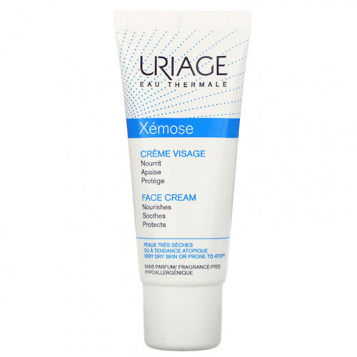 Uriage, Xemose, Крем для лица, без отдушек, 1,35 жидкой унции (40 мл) #1