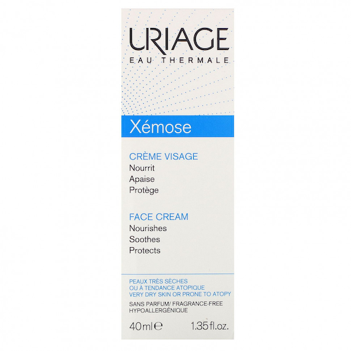 Uriage, Xemose, Крем для лица, без отдушек, 1,35 жидкой унции (40 мл) #1