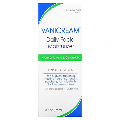 Vanicream, Ежедневное увлажняющее средство для чувствительной кожи, без отдушек, 89 мл (3 жидк. Унции) #1