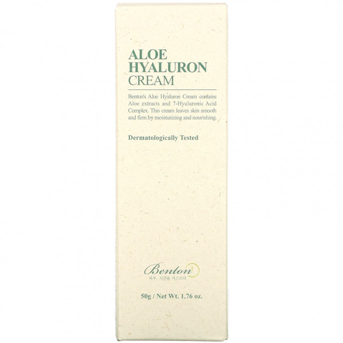 Benton, Крем с алоэ и гиалуроном, 50 г (1,76 унции) #1
