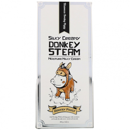Elizavecca, Donkey Piggy, увлажняющий крем с молоком ослиц, 100 г (3,53 унции) #1