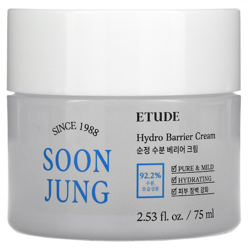 Etude, Soon Jung, Гидробарьерный крем, 2,53 жидкой унции (75 мл) #1