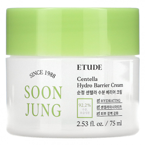 Etude, Soon Jung, гидробарьерный крем с центеллой, 75 мл (2,53 жидк. Унции) #1
