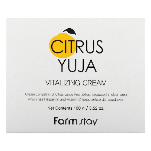 Farmstay, Citrus Yuja, восстанавливающий крем, 100 г (3,52 унции) #1