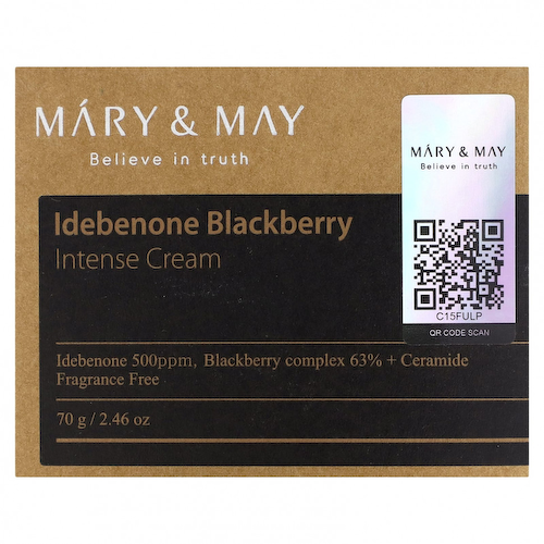 Mary&May, Idebenone Blackberry, интенсивный крем, 70 г (2,46 унции) #1