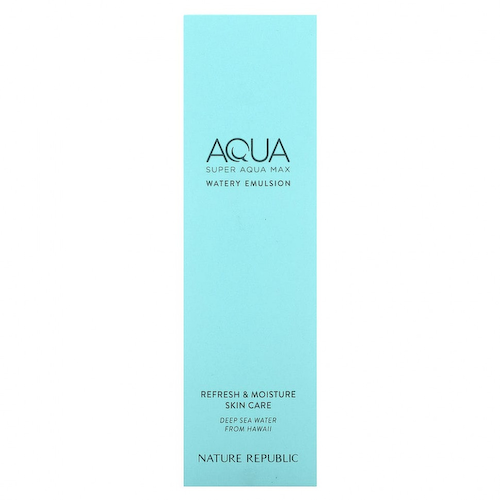 Nature Republic, Super Aqua Max, водянистая эмульсия, 130 мл (4,39 жидк. Унции) #1