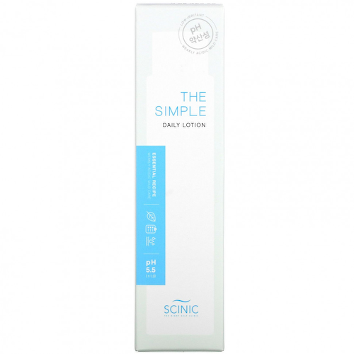 Scinic, The Simple Daily Lotion, pH 5,5, 145 мл (4,9 жидк. Унции) #1