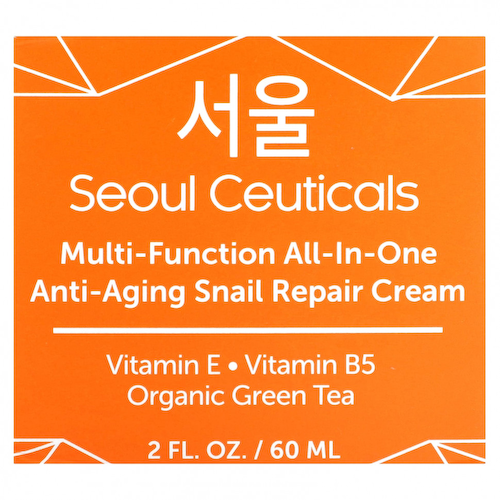 SeoulCeuticals, Многофункциональный восстанавливающий антивозрастной крем с улиткой, 60 мл (2 жидк. Унции) #1