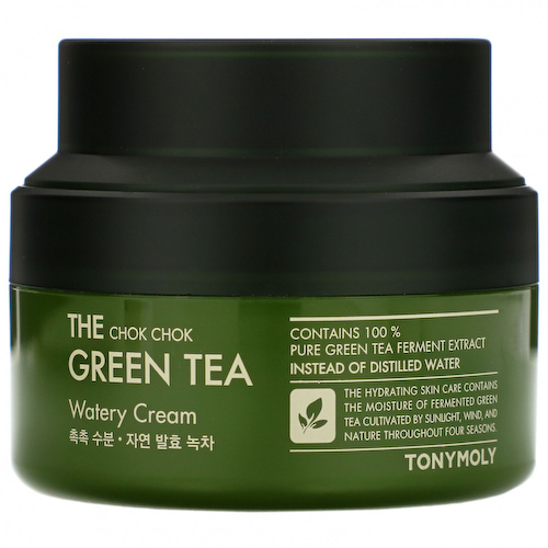 Tony Moly, The Chok Chok Green Tea, увлажняющий крем с зеленым чаем, 60 мл #1