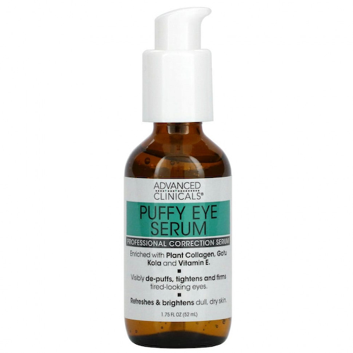 Advanced Clinicals, Puffy Eye Serum, профессиональная корректирующая сыворотка, 52 мл (1,75 жидк. Унции) #1