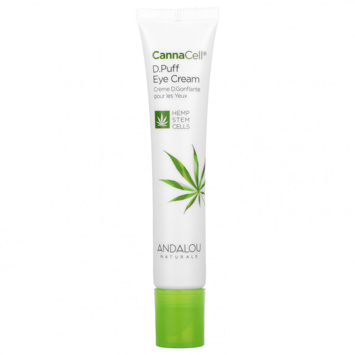 Andalou Naturals, CannaCell, D. Puff Eye Cream, 18 мл (0,6 жидк. Унции) #1