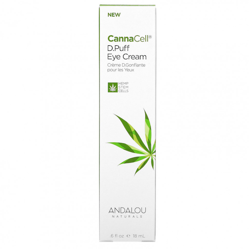 Andalou Naturals, CannaCell, D. Puff Eye Cream, 18 мл (0,6 жидк. Унции) #1