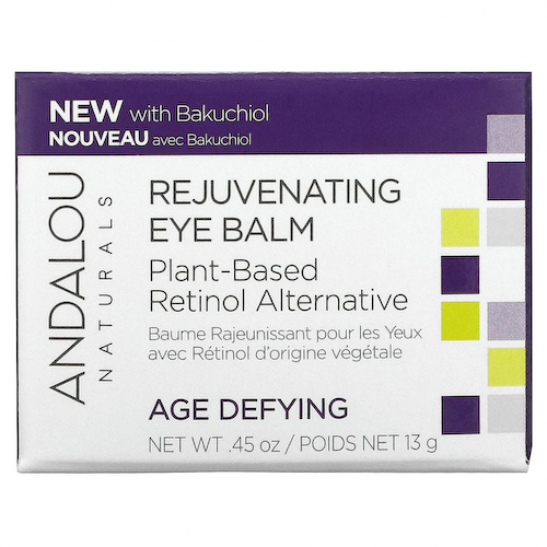 Andalou Naturals, омолаживающий бальзам для кожи вокруг глаз, растительная альтернатива ретинолу, антивозрастной эффект, 13 г (0,45 унции) #1