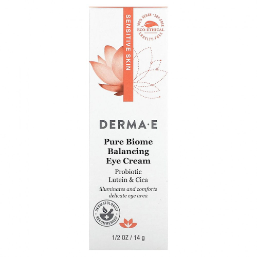 DERMA E, Балансирующий крем для кожи вокруг глаз Pure Biome, 14 г (1/2 унции) #1