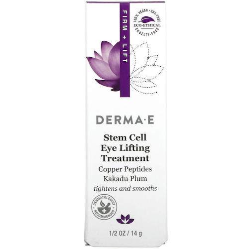 Derma E, подтягивающий крем для кожи вокруг глаз со стволовыми клетками, 14 г (0,5 унции) #1