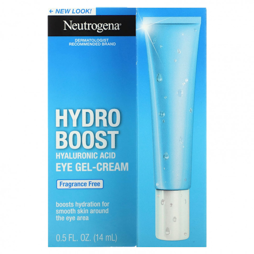 Neutrogena, Hydro Boost, гель-крем для кожи вокруг глаз с гиалуроновой кислотой, без отдушек, 14 мл (0,5 жидк. Унции) #1