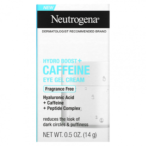 Neutrogena, Крем-гель для кожи вокруг глаз с кофеином Hydro Boost, без отдушек, 14 г (0,5 унции) #1