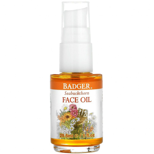 Badger Company, Face Care, Масло для лица из облепихи, 1 жидкая унция (29,5 мл) #1