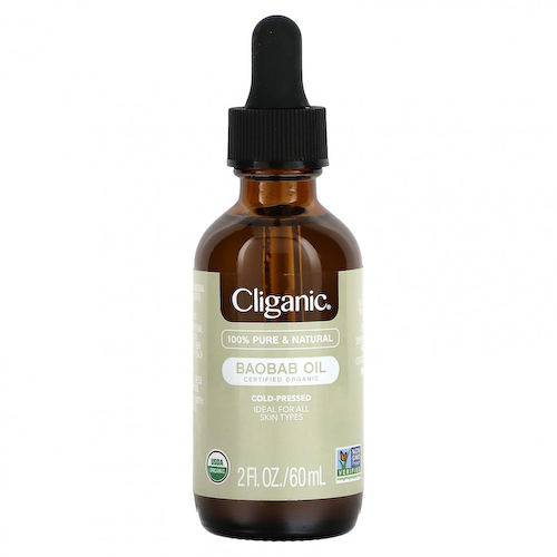 Cliganic, 100% чистое и натуральное, масло баобаба, 60 мл (2 жидк. Унции) #1