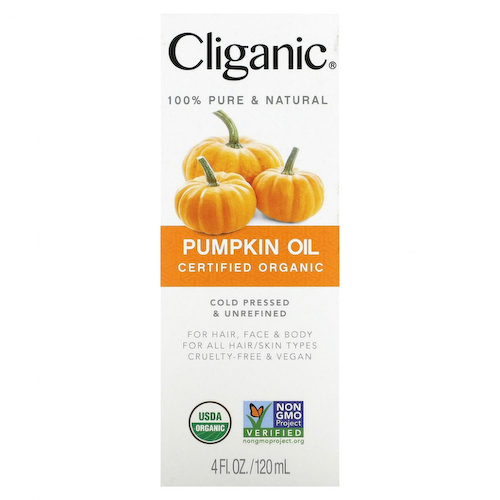 Cliganic, Органическое тыквенное масло, 120 мл (4 жидк. Унции) #1