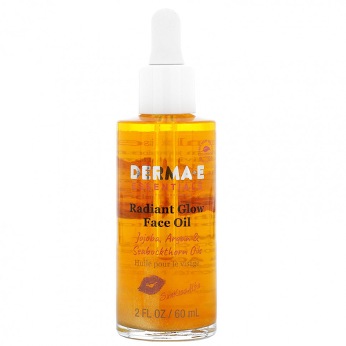 Derma E, SunKiss Alba, масло для сияния и блеска кожи лица, масла жожоба, аргана и облепихи, 60 мл (2 жидк. унции) #1