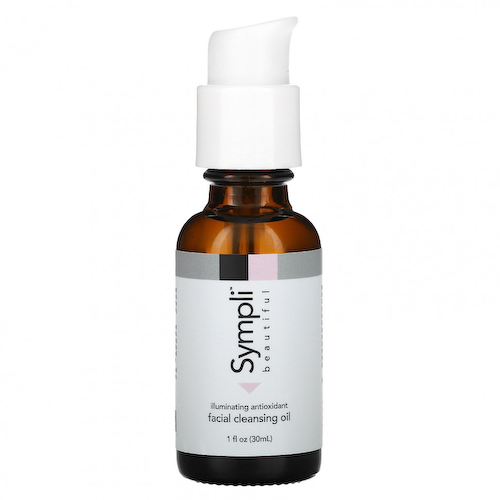 Sympli Beautiful, осветляющее и очищающее масло для лица с антиоксидантами, с маслами арганы, марулы, шиповника и апельсина, 30 мл (1 жидк. унция) #1