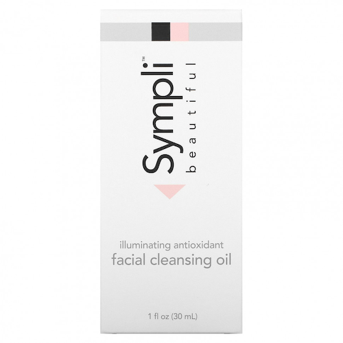 Sympli Beautiful, осветляющее и очищающее масло для лица с антиоксидантами, с маслами арганы, марулы, шиповника и апельсина, 30 мл (1 жидк. унция) #1