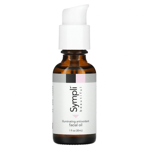 Sympli Beautiful, осветляющее масло для лица с антиоксидантами, маслами арганы, марулы, шиповника и апельсина, 30 мл (1 жидк. унция) #1