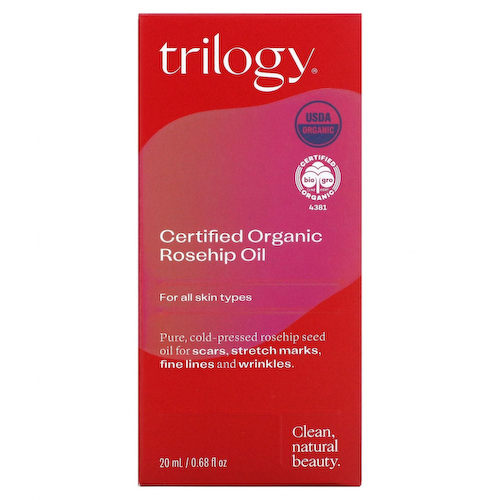 Trilogy, сертифицированное органическое масло шиповника, 20 мл (0,68 жидк. унции) #1