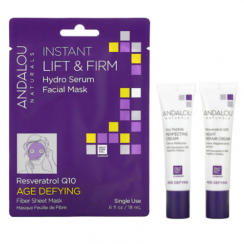 Andalou Naturals, Age Defying Day To Night, набор из 3 предметов #1