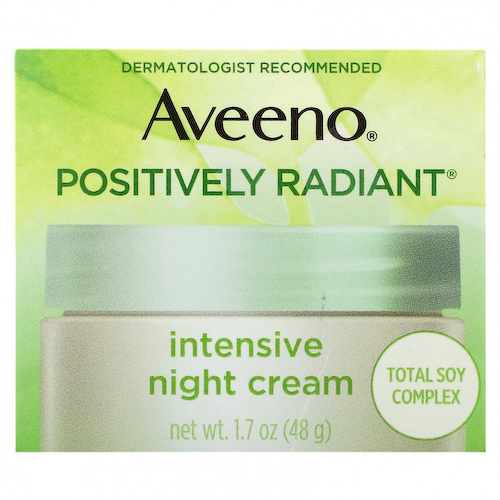 Aveeno, Positively Radiant, интенсивный ночной крем, 48 г (1,7 унции) #1