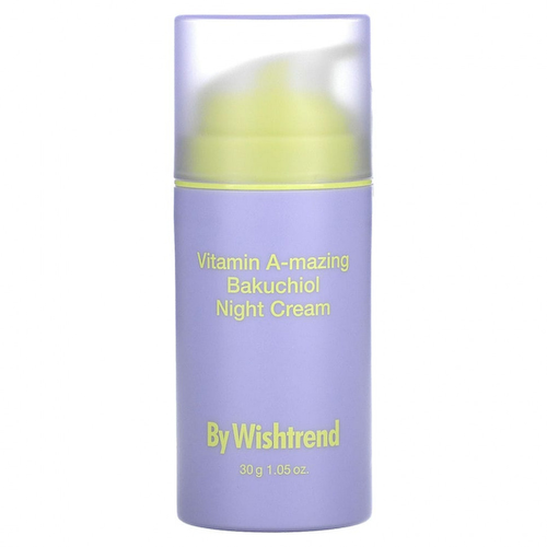 By Wishtrend, Ночной крем с витаминами A-mazing, бакучиол, 30 г (1,05 унции) #1