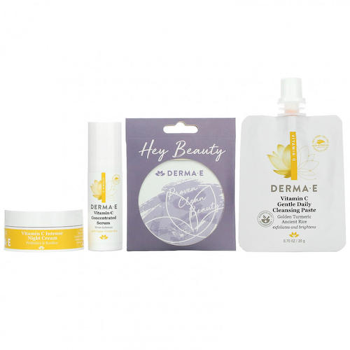 Derma E, Brighten & Go, набор из 4 предметов #1