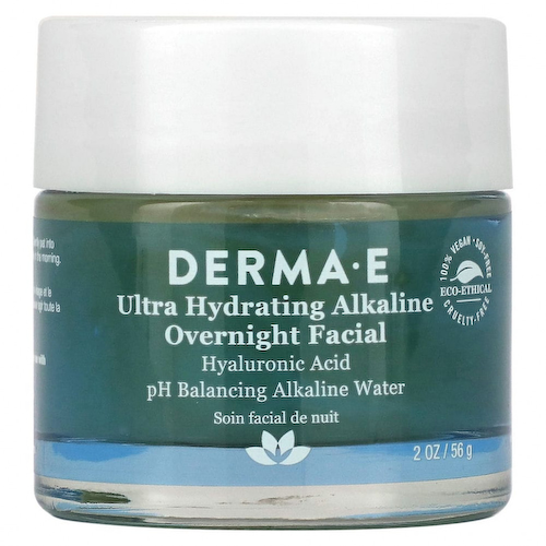 Derma E, ультра увлажняющая щелочная ночная маска для лица, 56 г (2 унции) #1
