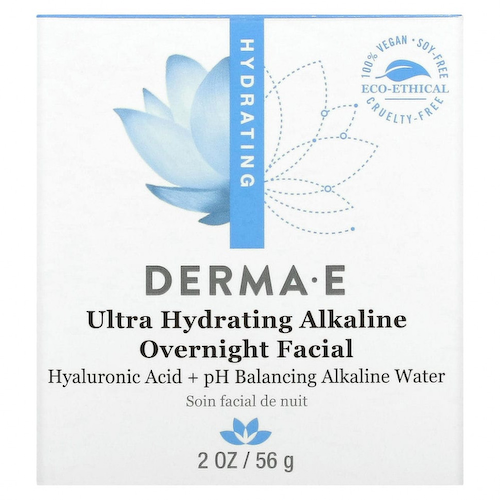 Derma E, ультра увлажняющая щелочная ночная маска для лица, 56 г (2 унции) #1