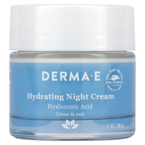 Derma E, Увлажняющий ночной крем, 2 унции (56 г) #1