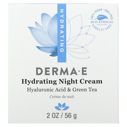 Derma E, Увлажняющий ночной крем, 2 унции (56 г) #1