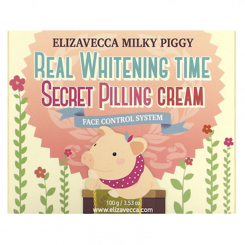Elizavecca, Milky Piggy, Secret Pilling Cream, крем для пилинга кожи лица, 100 г (3,53 унции) #1