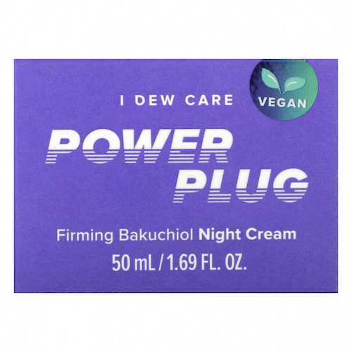 I Dew Care, Power Plug, укрепляющий ночной крем с бакучиол, 50 мл (1,69 жидк. Унции) #1