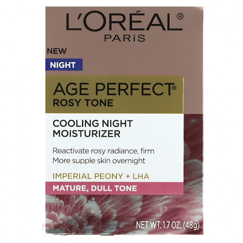 L'Oréal, Age Perfect Rosy Tone, охлаждающее ночное увлажняющее средство, 48 г (1,7 унции) #1