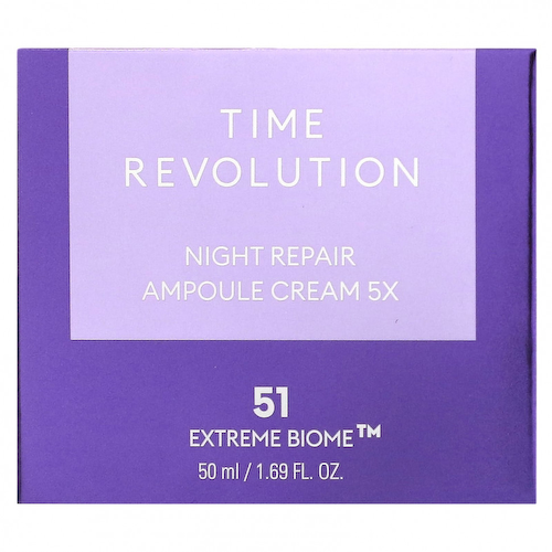 Missha, Time Revolution, ночной восстанавливающий крем-ампула 5x, 50 мл (1,69 жидк. Унции) #1