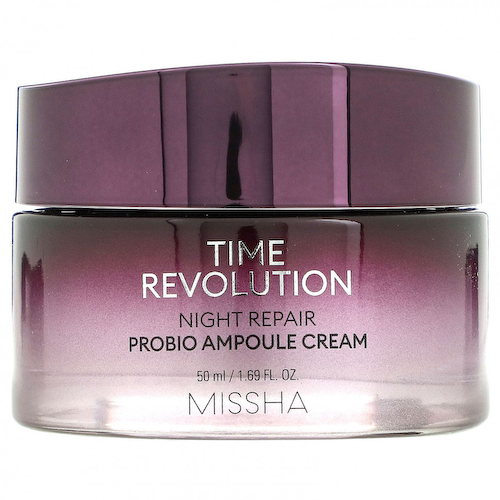 Missha, Time Revolution, ночной восстанавливающий крем-ампула с пробио, 50 мл (1,69 жидк. Унции) #1