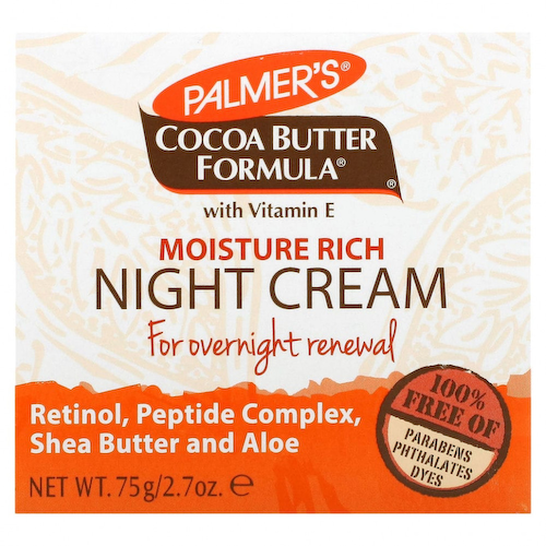 Palmer's, Формула с маслом какао, увлажняющий ночной крем, 2,7 унции (75 г) #1